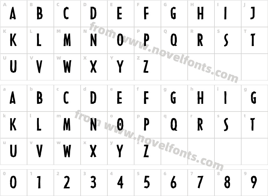 LinotypeNordica-BoldCharacter Map