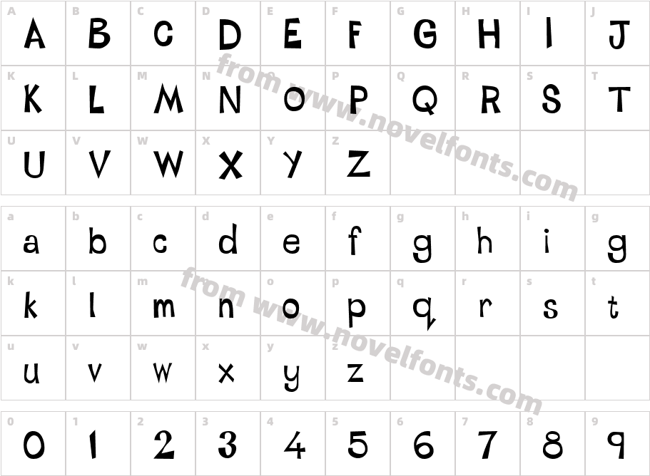 LinotypeTapeside-BoldCharacter Map