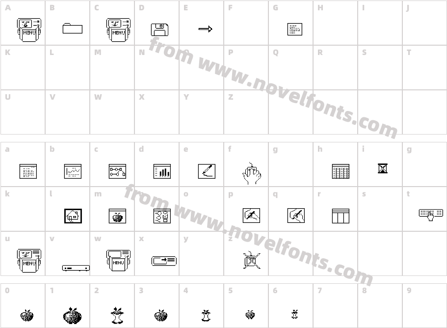 LisaGuide Paper RawCharacter Map