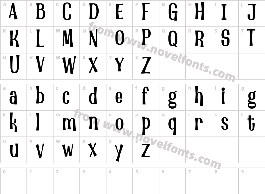 Little MonsterCharacter Map