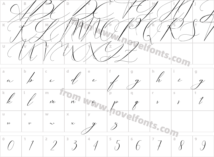 Lofista - Personal UseCharacter Map