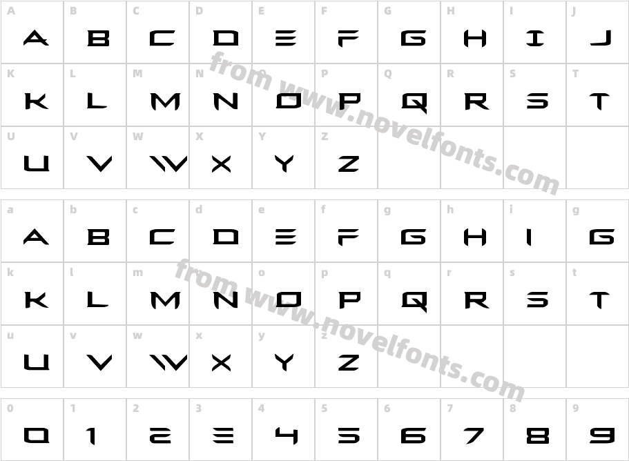 Ferret Face ExpandedCharacter Map