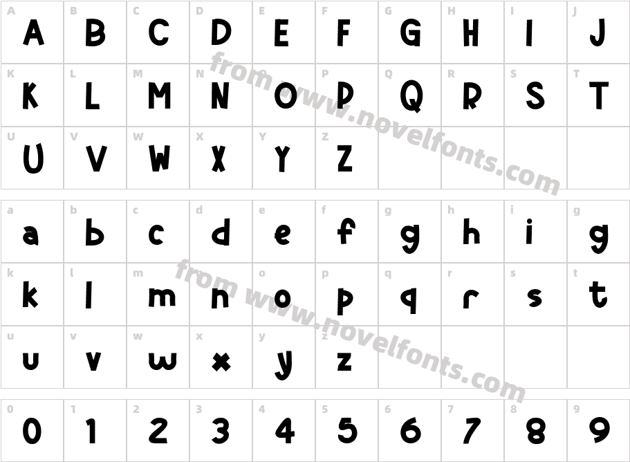 LooketCharacter Map