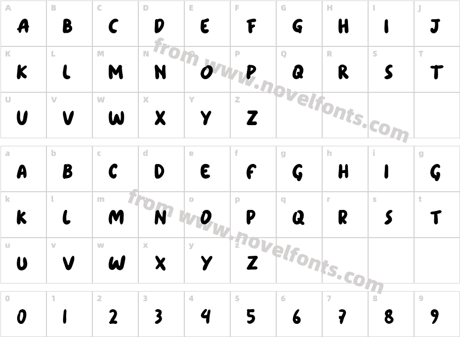 Los felisCharacter Map