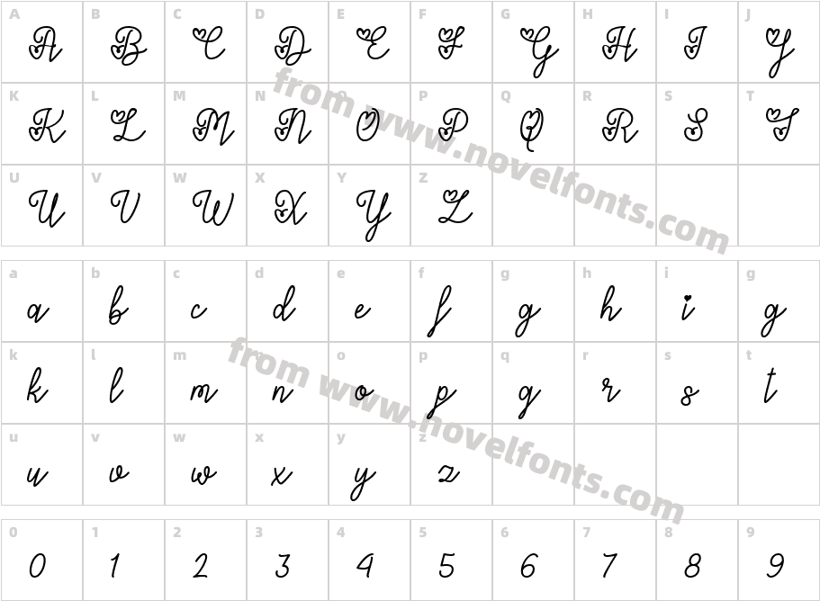 LoversinFebruaryCharacter Map