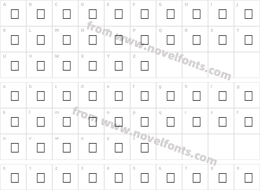 LucidaBrightMathItalicCharacter Map