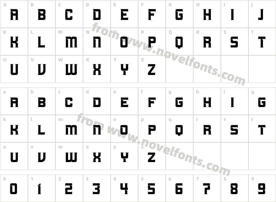 MACHINECharacter Map