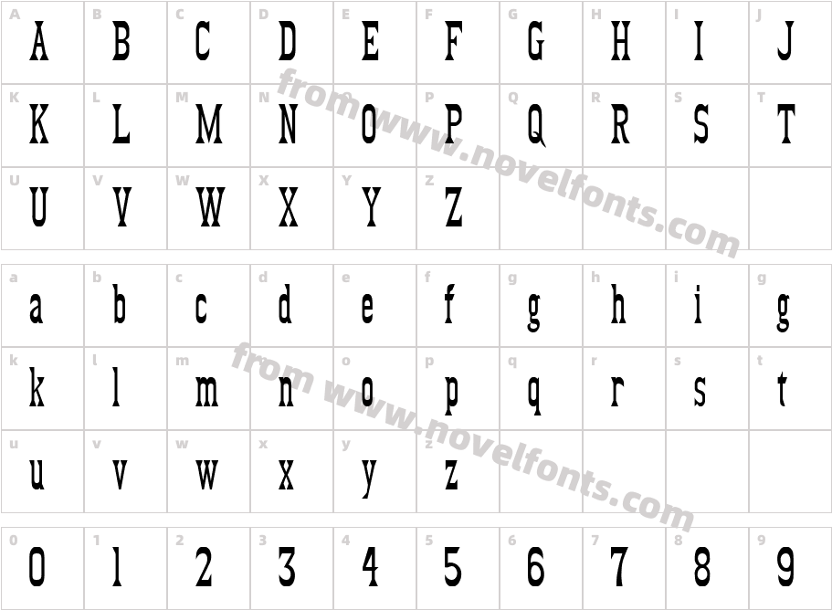 FezdazCharacter Map