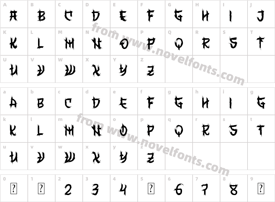 MENRAMEN DEMOCharacter Map