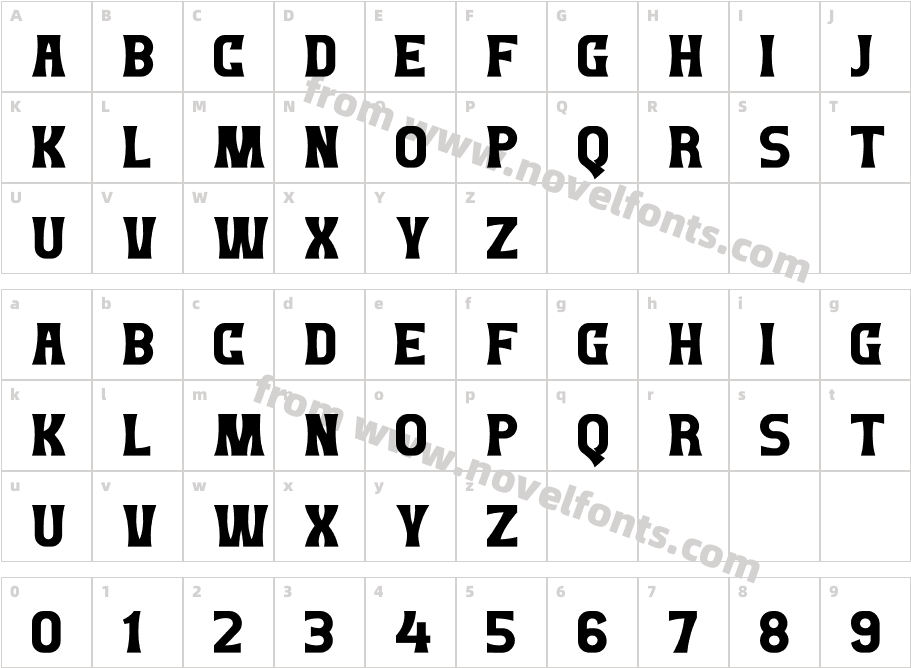 MONSTARCharacter Map