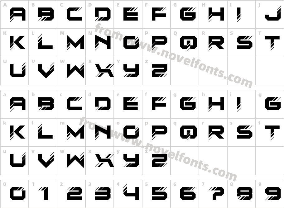 MOTO VERSECharacter Map