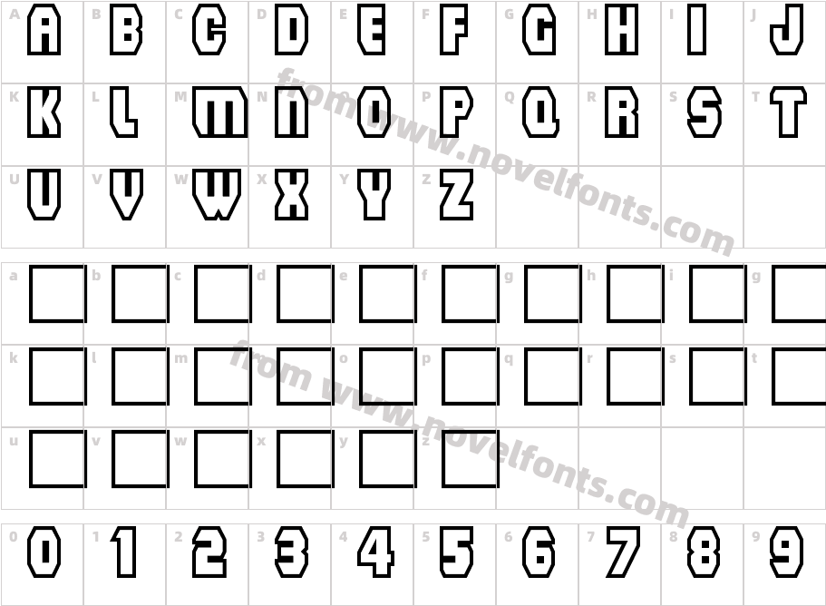 Mad Groove CleanCharacter Map