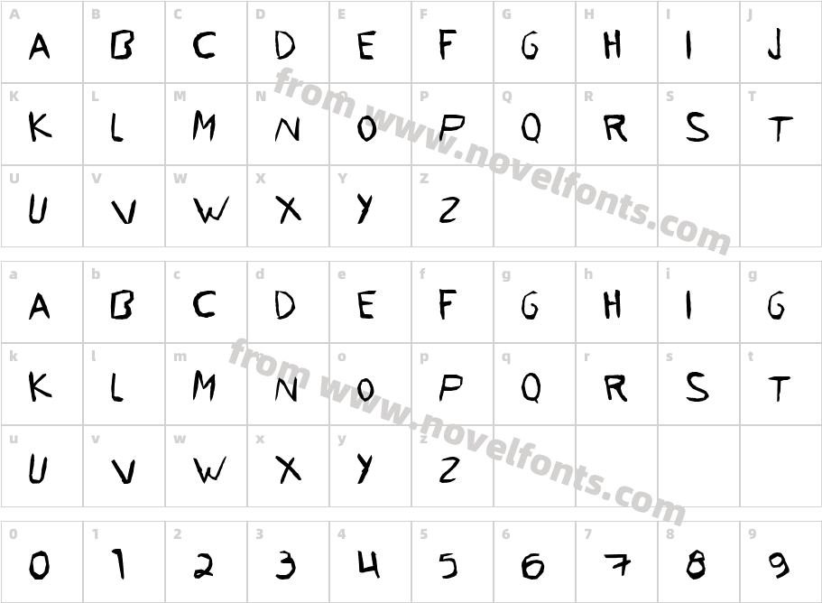 FiadoCharacter Map