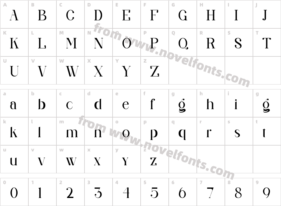 MagicChristmas-3z788Character Map