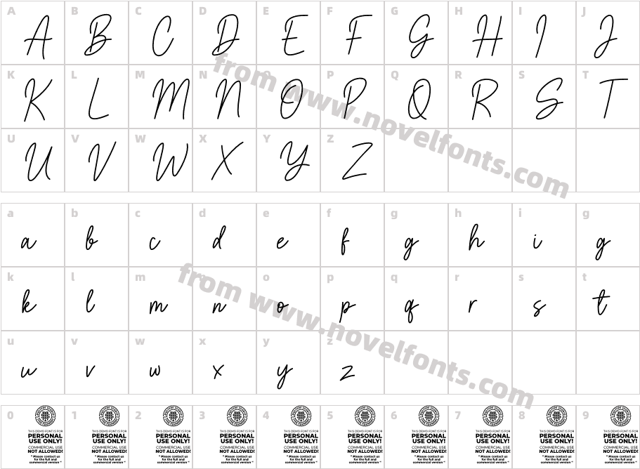 MahgonyCharacter Map