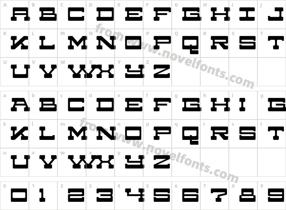 MandoCharacter Map