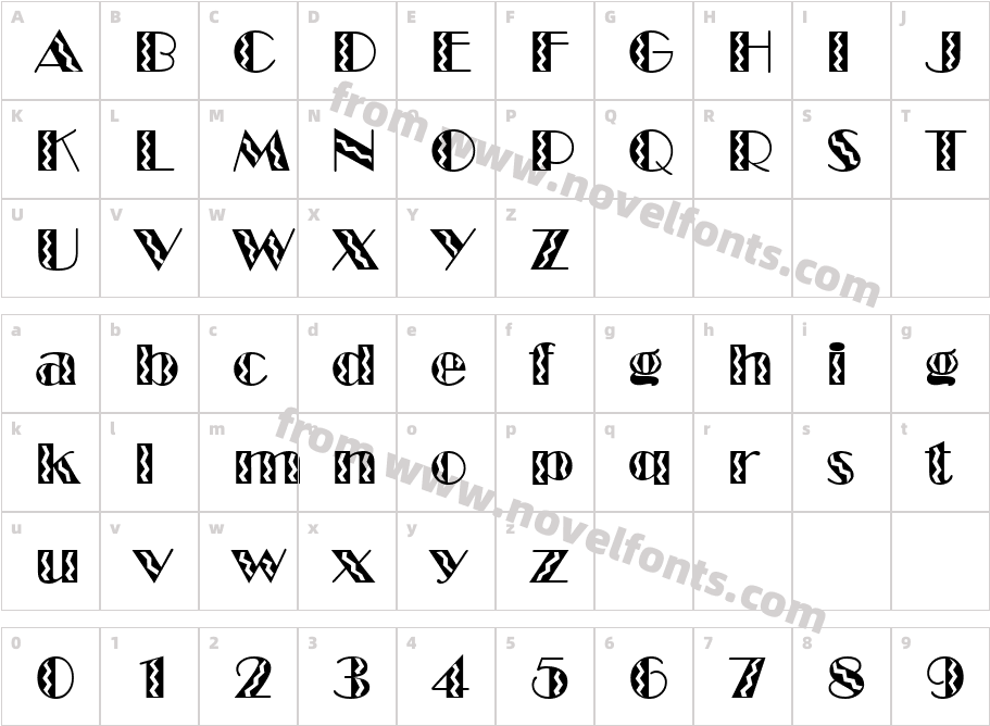 MarqueeFlashCharacter Map