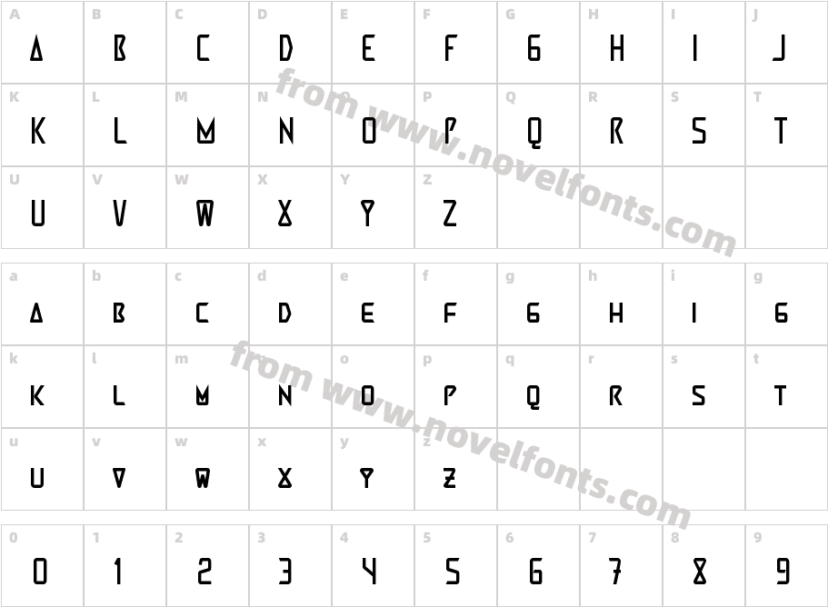 Martienso-MediumCharacter Map