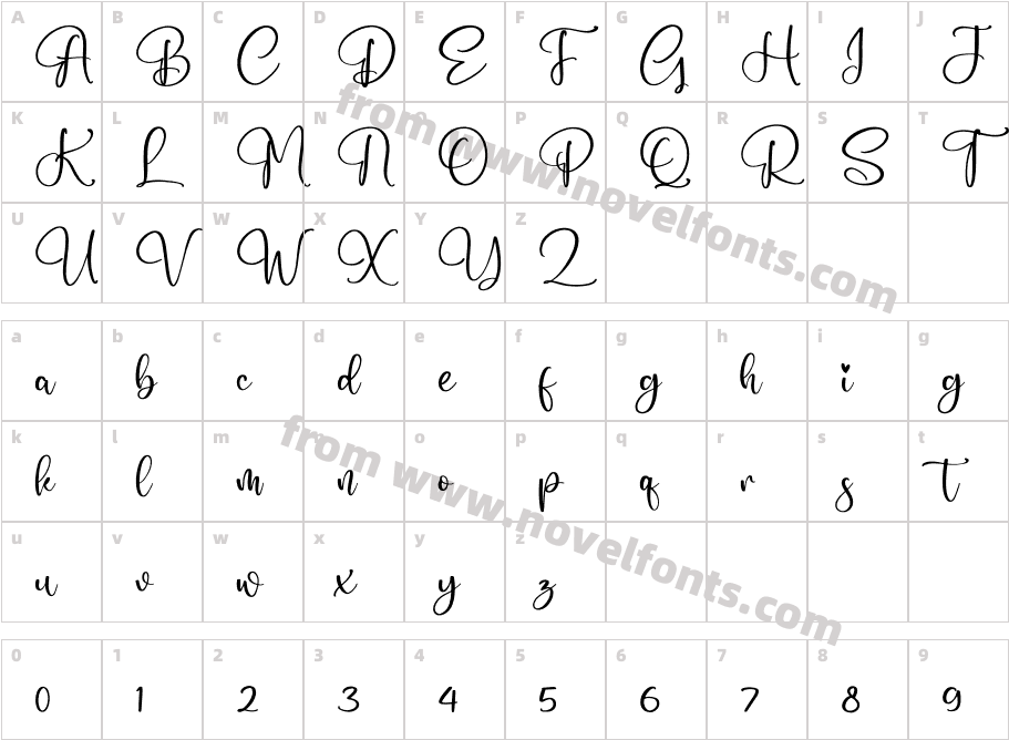 FikashuCharacter Map