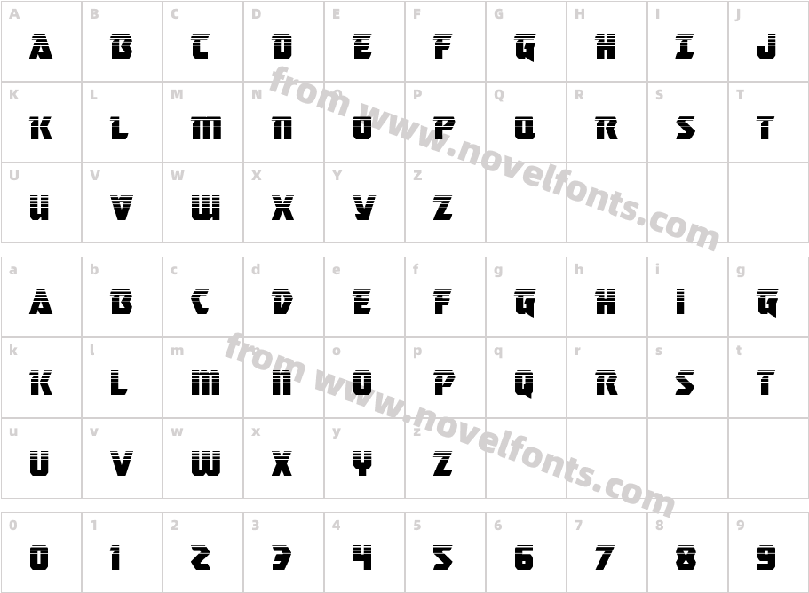 MasterBreakerHalftoneCharacter Map