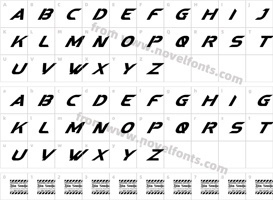 Maszeh Personal UseCharacter Map