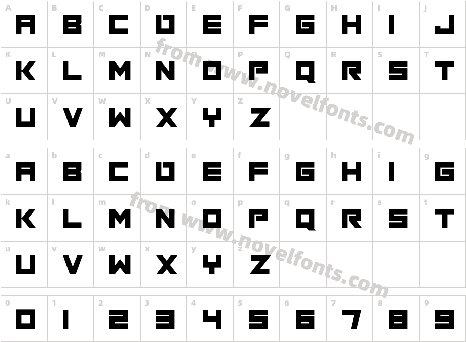 Mechanoid WarriorCharacter Map