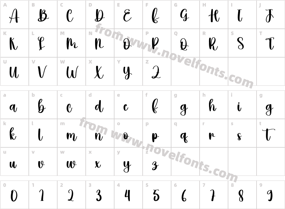 MediaRegularCharacter Map