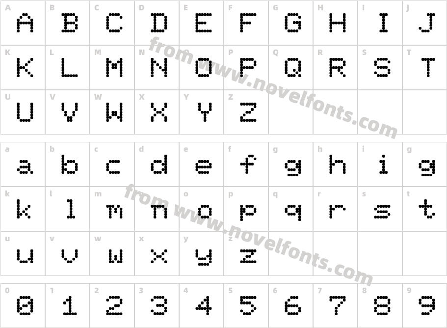 FillitCharacter Map