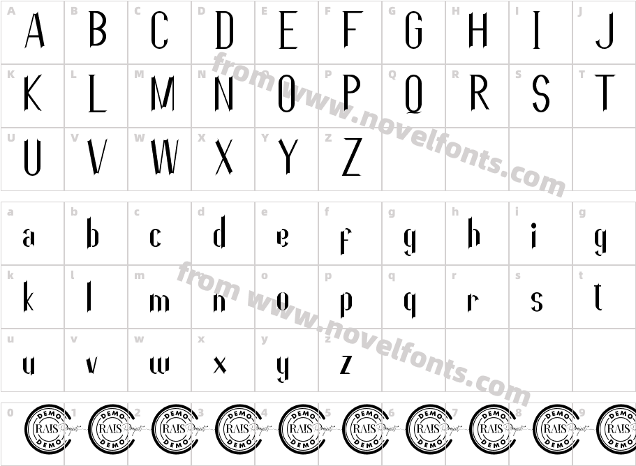 MetalishDemoRegularCharacter Map