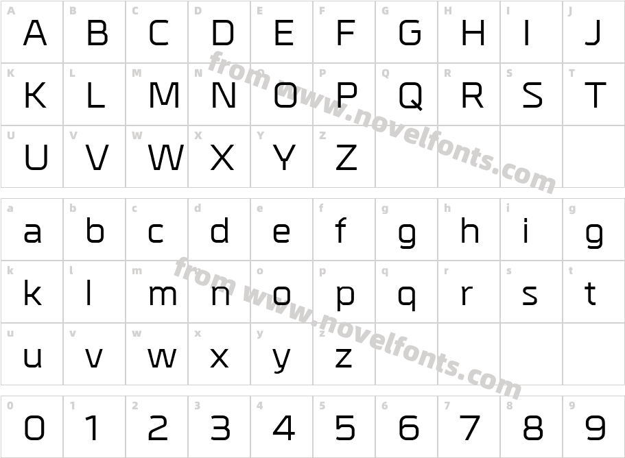 Metral-MediumCharacter Map