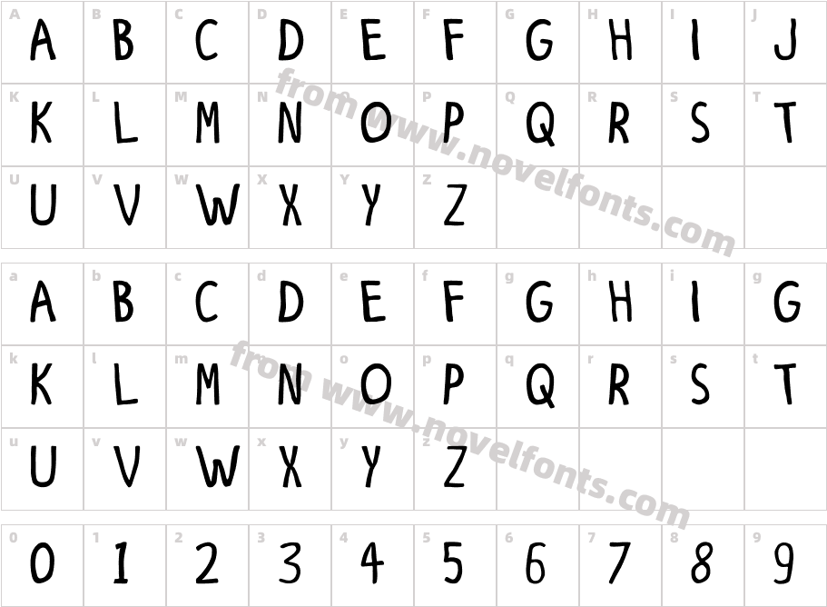 Fine 'TooningCharacter Map