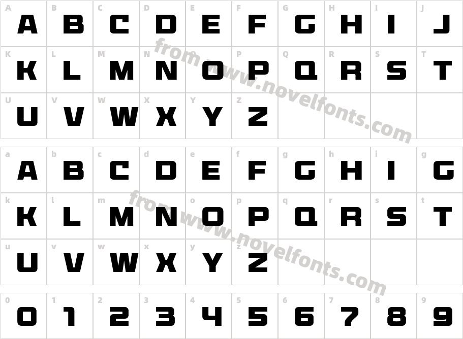 MicrosportCharacter Map