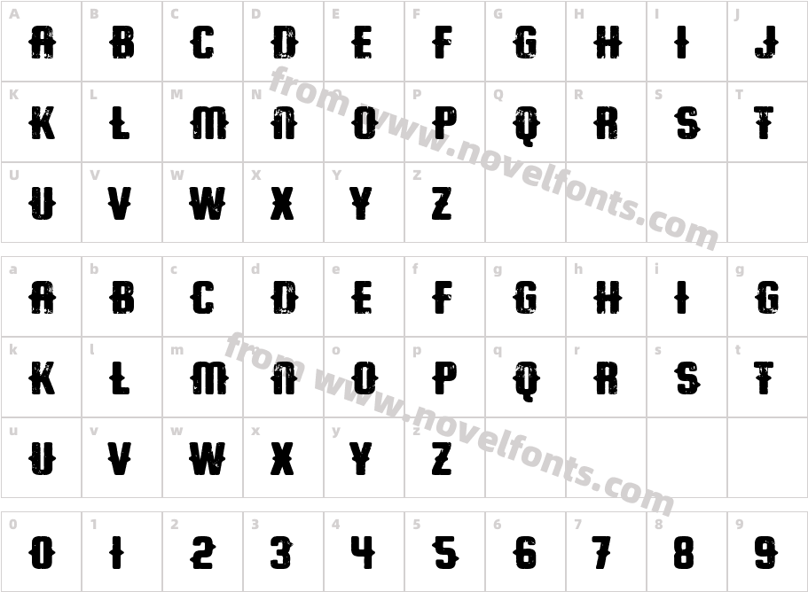 Fine and HardCharacter Map