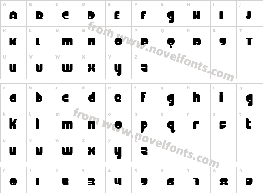 FineOMiteCharacter Map