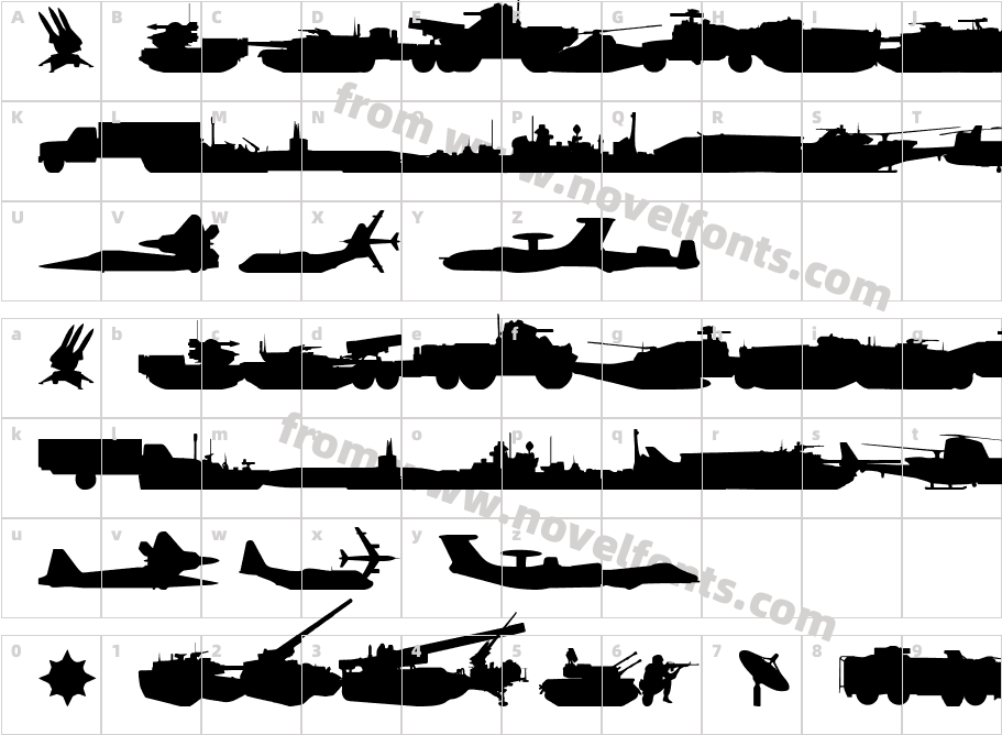 Military RPGCharacter Map