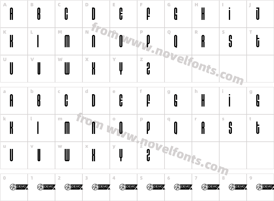 MillwonDemoCharacter Map