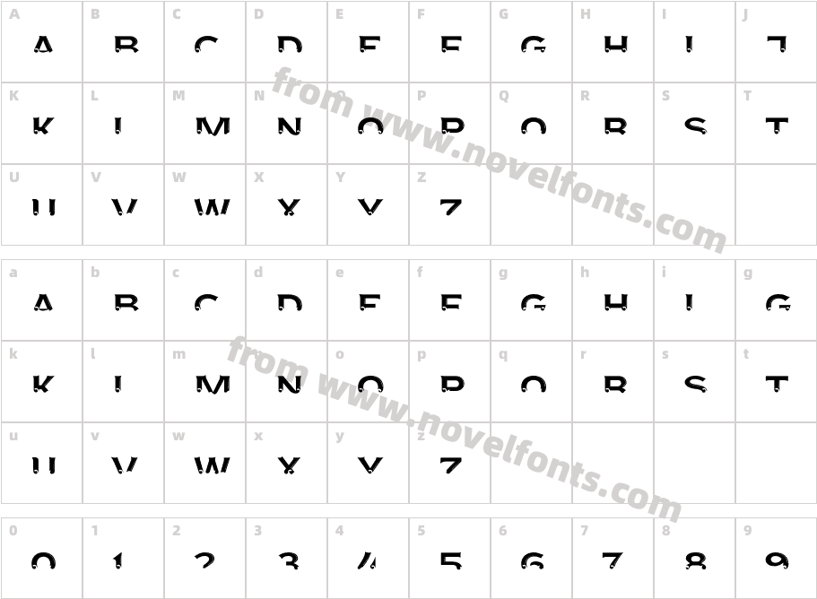 AgreloyInT3Character Map