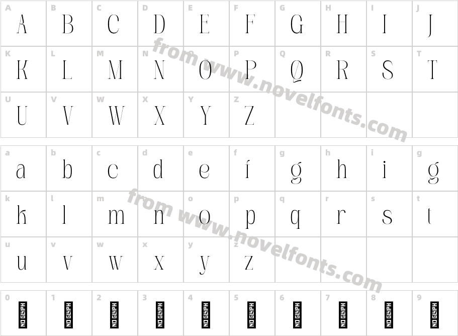 MoervaDemoVersionRegular-rgPj9Character Map