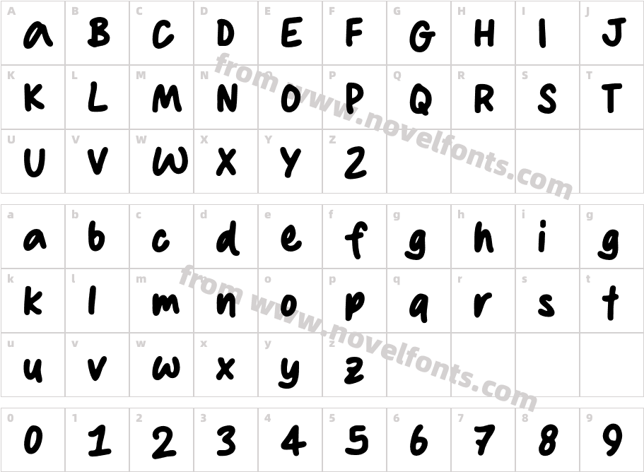 Mommy TalkCharacter Map