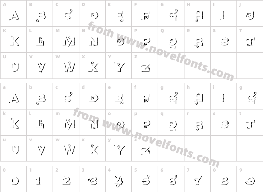 AgreloyOut1Character Map