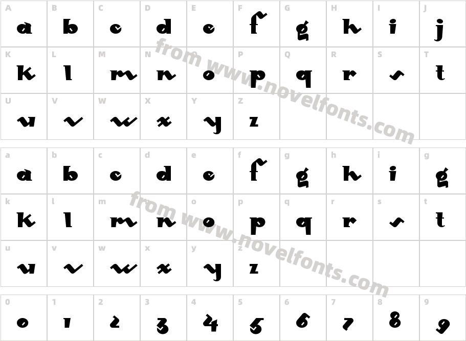 MondoRedondoNFCharacter Map