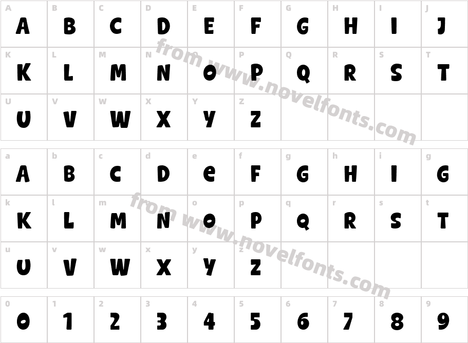 Mono PolzCharacter Map