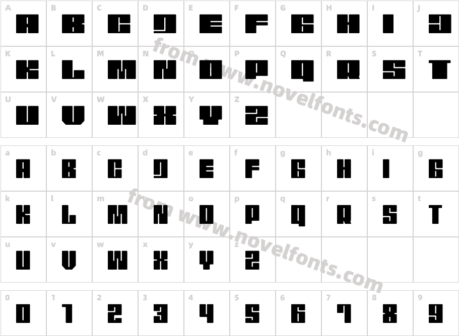 MonsslaCharacter Map