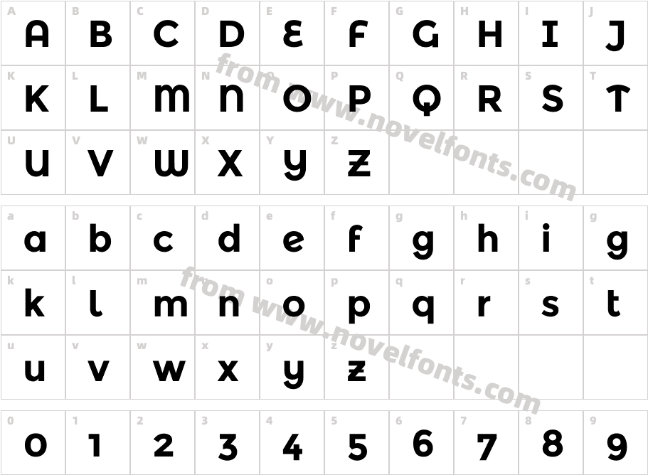 MontserratAlternates-BoldCharacter Map