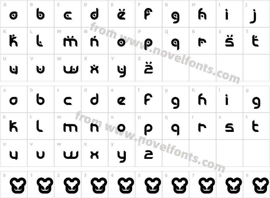 MoogwaiNormalCharacter Map