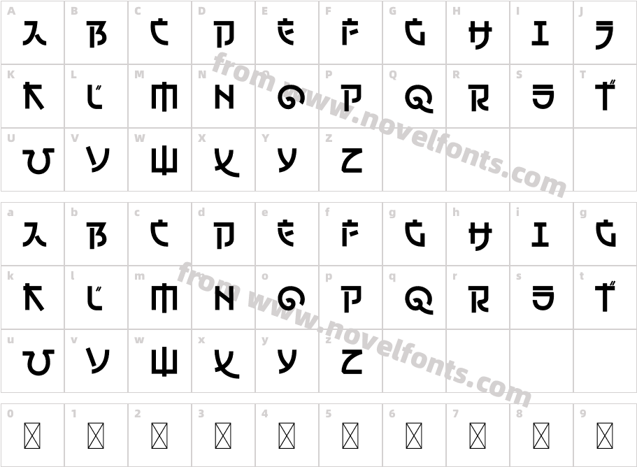 Morioka Personal UsedCharacter Map