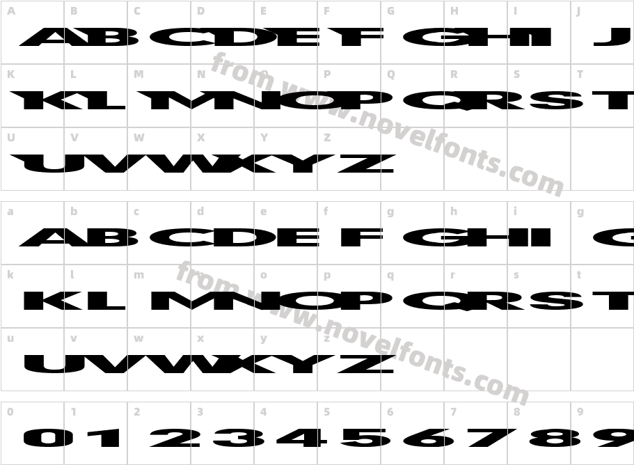 First BlindCharacter Map