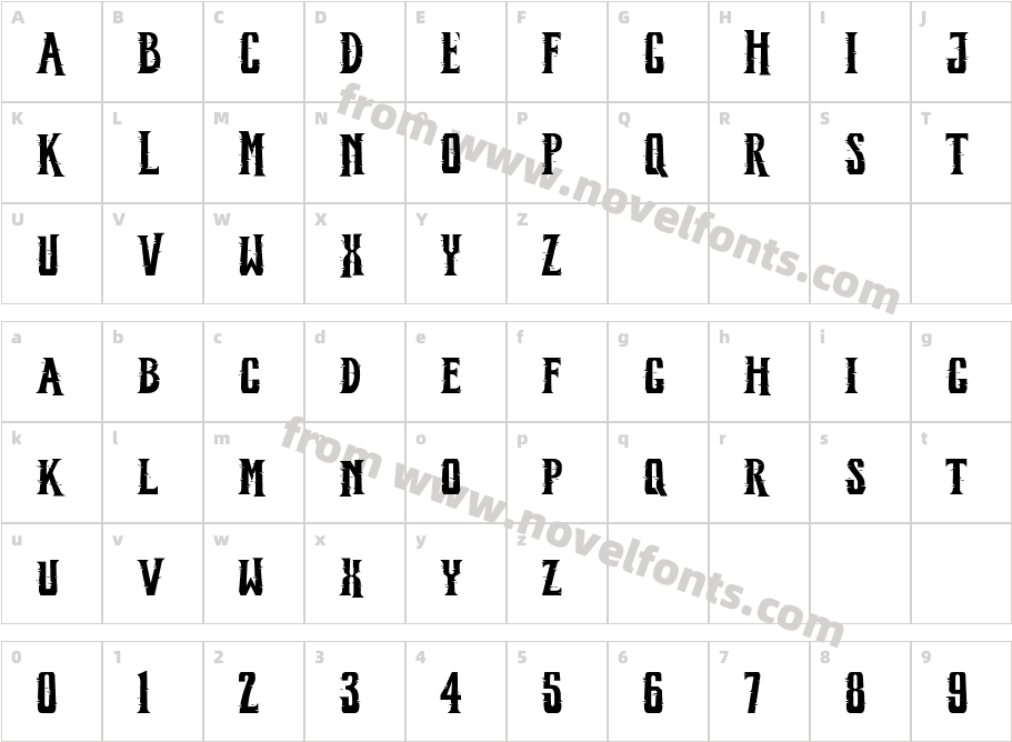 MorvienCharacter Map