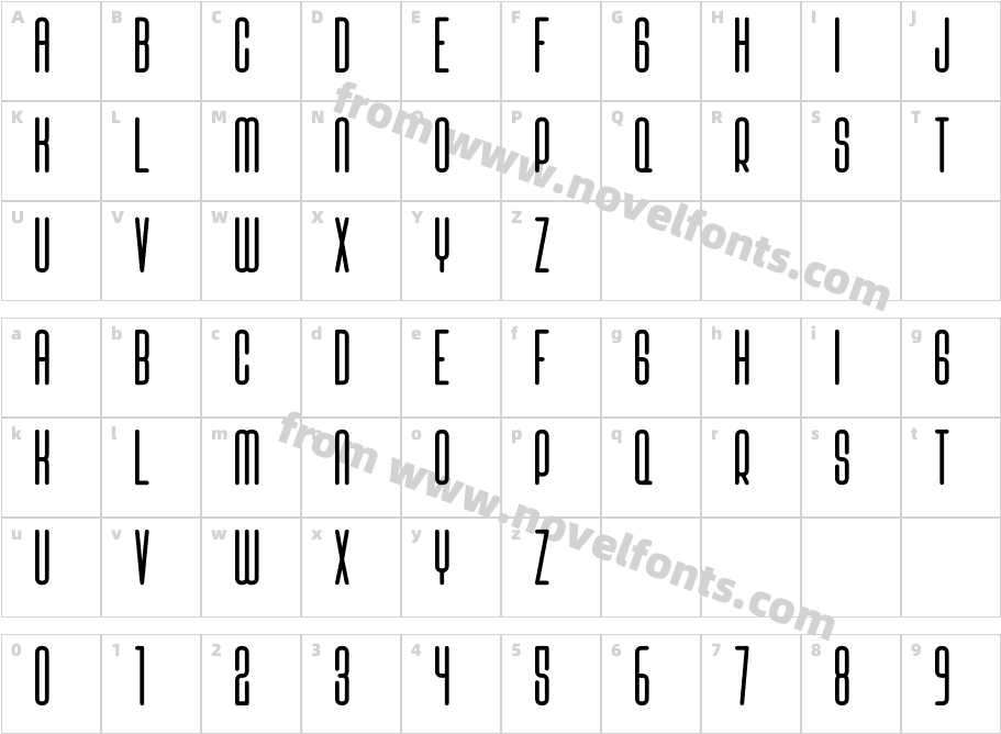 MostaneCharacter Map