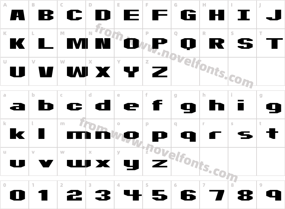 Motorcycle EmptinessCharacter Map